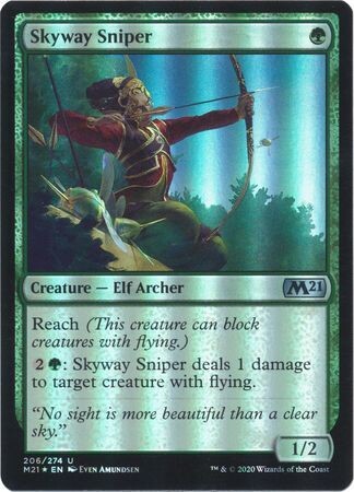 Skyway Sniper 206/274 - Foil
Magic 2021 (M21) Foil Singles