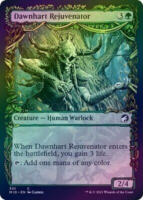 Dawnhart Rejuvenator 301 - Showcase Equinox - Foil Innistrad: Midnight Hunt Collector Booster Foil Singles (Español)