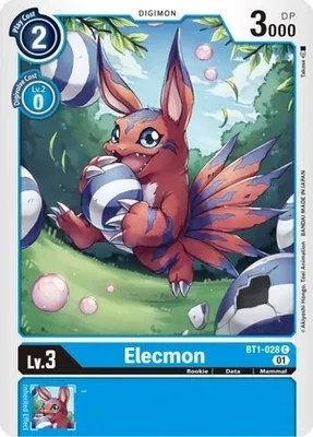 SH Elecmon - BT1-028 (Alternate Art) - Starter Deck 08: Ulforce Veedramon (ST-8)
Starter Deck 08: Ulforce Veedramon