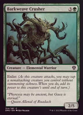 Barkweave Crusher 154/281 - Foil
Dominaria United Foil Singles