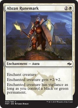 Abzan Runemark 003/185
Fate Reforged Singles (Español)