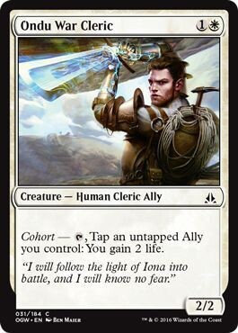 Ondu War Cleric 031/184 - Oath of the Gatewatch Singles
