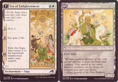 Era of Enlightenment | Hand of Enlightenment 011/302 - Foil Kamigawa Neon Dynasty Foil Singles