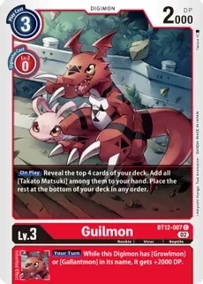 Guilmon - Across Time (BT12)
Across Time