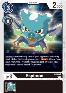 SH Espimon - P-078 (Versus Royal Knight Booster Pre-Release) - Digimon Promotion Cards (D-PR)
Digimon Promotion Cards