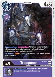 Troopmon - Xros Encounter (BT10)
Xros Encounter