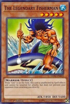 The Legendary Fisherman - LEDU-EN019 - Common 1st Edition Legendary Duelists Singles (español)