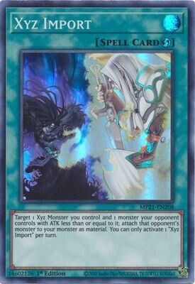 Xyz Import - MP21-EN208 - Super Rare 1st Edition 2021 Mega-Tin: Ancient Battles 1st Edition Singles (espanol)