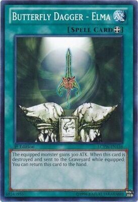 Butterfly Dagger - Elma - LCYW-EN136 - Common 1st Edition Legendary Collection 3: Yugi&#39;s World 1st Edition Singles