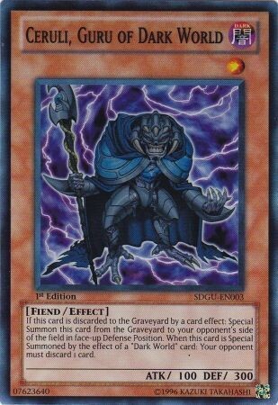 Ceruli, Guru of Dark World - SDGU-EN003 - Super Rare 1st Edition Structure Deck: Gates of the Underworld 1st Edition Singles