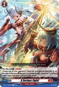 SH A Serious Fight! - Clash of the Heroes (D-BT11)
Clash of the Heroes