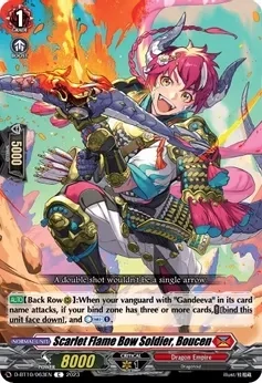 SH Scarlet Flame Bow Soldier, Boucen - Dragon Masquerade (D-BT10)
Dragon Masquerade