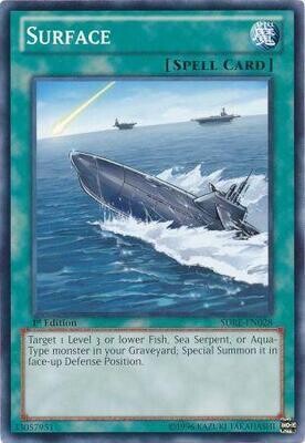 Surface - SDRE-EN028 - Common 1st Edition Structure Deck: Realm of the Sea Emperor 1st Edition Singles