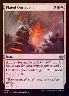 Plated Onslaught 029/271 - Foil Phyrexia All Will Be One Foil Singles