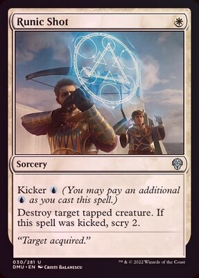 Runic Shot 030/281 - Foil
Dominaria United Foil Singles