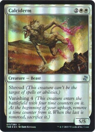 Calciderm 011/289 - Foil Time Spiral Remastered Foil Singles