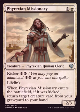 Phyrexian Missionary 027/281 - Foil
Dominaria United Foil Singles