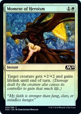 Moment of Heroism 030/280 - Foil Magic 2020 (M20) Foil Singles (Español)