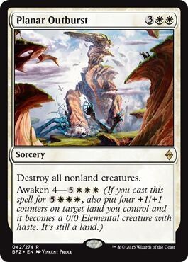 Planar Outburst 042/274 - Battle for Zendikar Singles