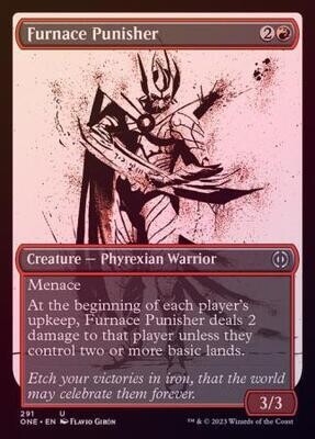 Furnace Punisher (Showcase) 291- Phyrexia: All Will Be One (ONE) (FOIL)