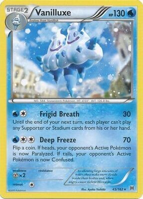 Vanilluxe - 45/162 - Rare
XY: Breakthrough Singles