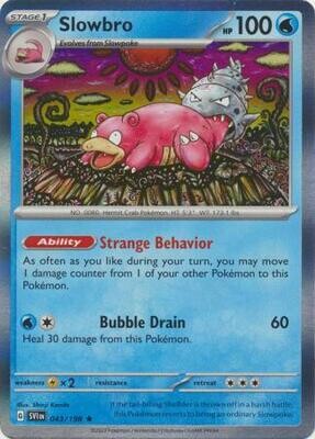 Slowbro - 043/198 - Holo Rare
Scarlet &amp; Violet (Base Set) Singles