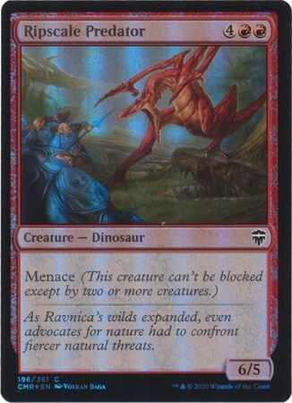 Ripscale Predator 196/361 - Foil Commander Legends Foil Singles