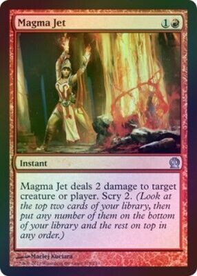 Magma Jet - Foil Theros Foil Singles