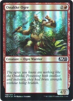 Onakke Ogre 155/274 - Foil
Magic 2021 (M21) Foil Singles (Español)