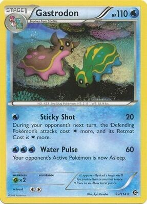 Gastrodon - 29/114 - Rare XY: Steam Siege Singles