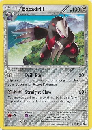 Excadrill - 96/160 - Rare
XY: Primal Clash Singles