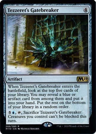 Tezzeret&#39;s Gatebreaker 289/280 Planeswalker Deck Exclusive
Magic 2019 (M19) Singles (Español)