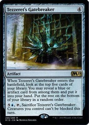 Tezzeret&#39;s Gatebreaker 289/280 Planeswalker Deck Exclusive
Magic 2019 (M19) Singles (Español)