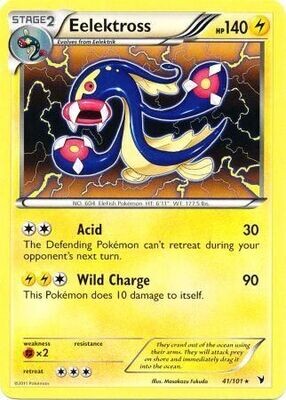 Eelektross - 41/101 - Rare Theme Deck Exclusive
Pokemon Theme Deck Exclusives
