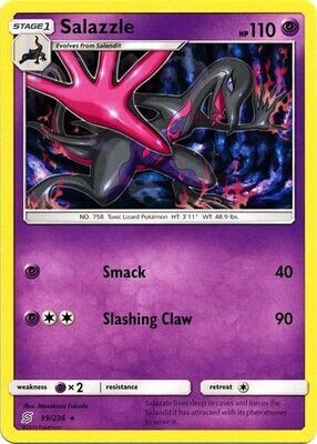 Salazzle - 99/236 - Rare
Sun &amp; Moon: Unified Minds Singles