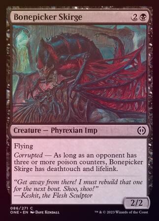 Bonepicker Skirge 086/271 - Foil
Phyrexia All Will Be One Foil Singles