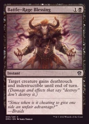 Battle-Rage Blessing 080/281 - Foil Dominaria United Foil Singles