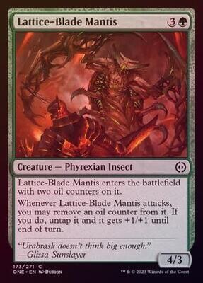 Lattice-Blade Mantis 173/271 - Foil Phyrexia All Will Be One Foil Singles