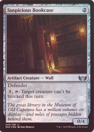 Suspicious Bookcase 245/281 - Foil Streets of New Capenna Foil Singles