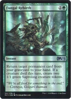 Fungal Rebirth 182/274 - Foil
Magic 2021 (M21) Foil Singles