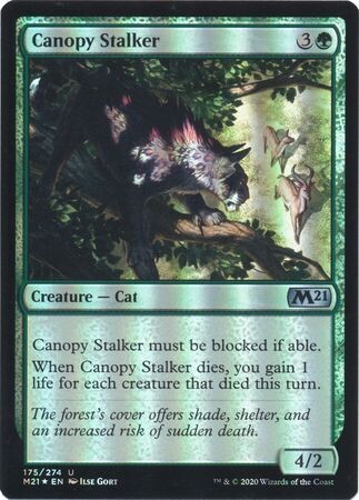 Canopy Stalker 175/274 - Foil
Magic 2021 (M21) Foil Singles