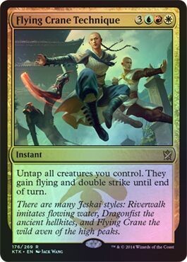 Flying Crane Technique - Foil 176/269
Khans of Tarkir Foil Singles(Español)