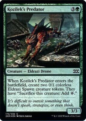 Kozilek&#39;s Predator 173/332 - Foil Double Masters Foil Singles