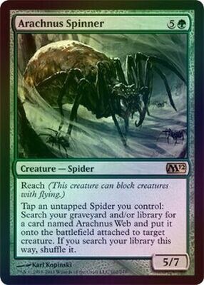 Arachnus Spinner - Foil
Magic 2012 (M12) Foil Singles (Español)