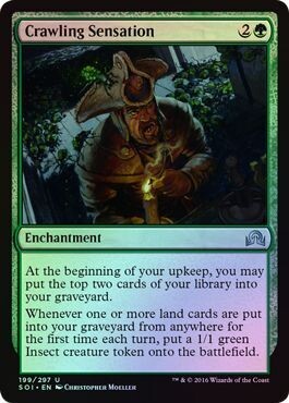 Crawling Sensation 199/297 - Foil
Shadows over Innistrad Foil Singles