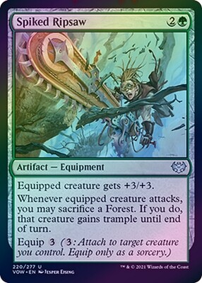 Spiked Ripsaw 220/277 - Foil
Innistrad: Crimson Vow Foil Singles
(Español)