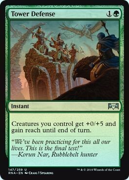 Tower Defense 147/259 - Foil
Ravnica Allegiance Foil Singles