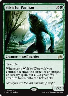 Silverfur Partisan 228/297 Shadows over Innistrad Singles(Español)