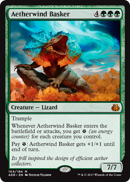 Aetherwind Basker 104/184
Aether Revolt Singles(Español)