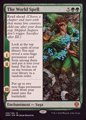 The World Spell 189/281 - Foil
Dominaria United Foil Singles(Español)